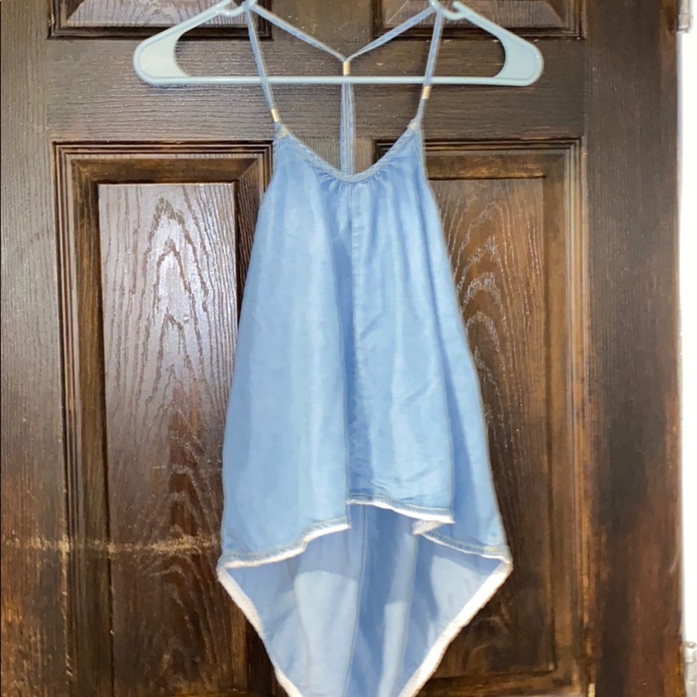 Denim blouse